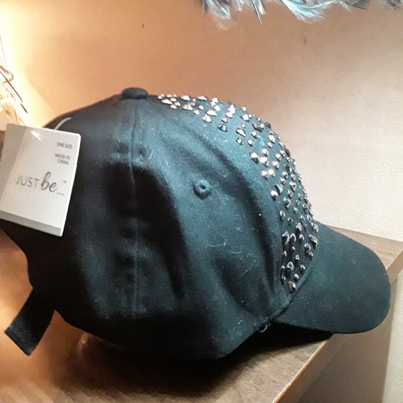 ⚡Womens black studded baseball hat - Picture 2 of 5